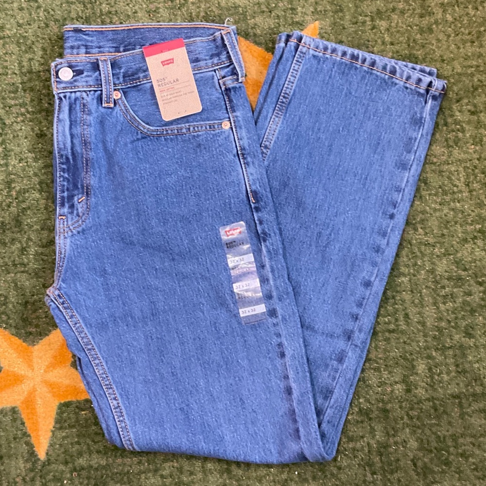 Levi's Blue Straight-Leg Jeans